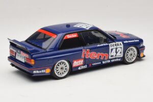 BMW M3 E30 Auto Maass #42 H. Becker DTM 1992 Minichamps 1:18 180922042 Metall - pilt 3/8