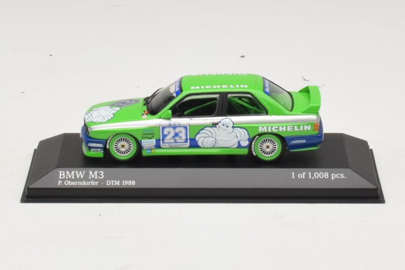 BMW M3 E30 Michelin #23 C. Oberndorfer DTM 1988 Minichamps 1:43 430882023 Metall