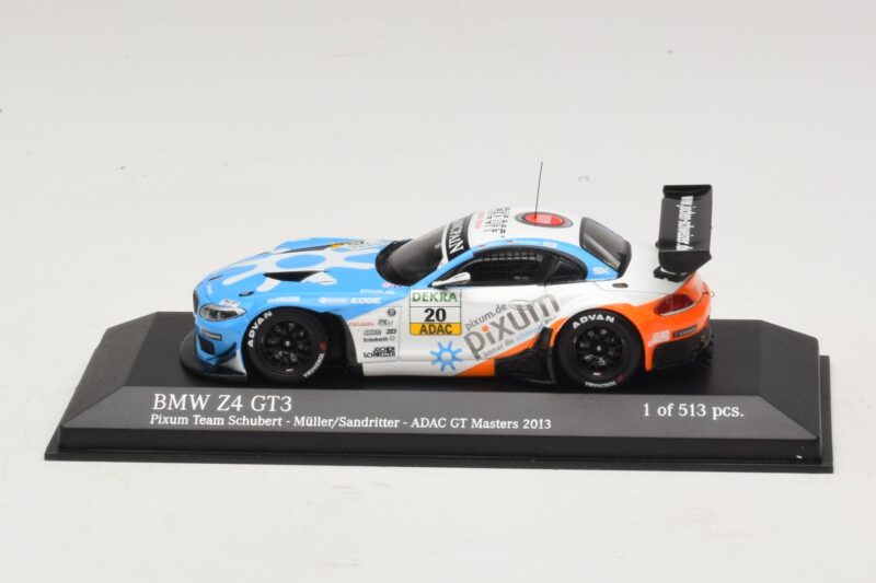 BMW Z4 GT3 Pixum #20 Müller / Sandritter ADAC GT Masters 2013 Minichamps 1:43 BMW Z4 GT3 Pixum #20 Müller / Sandritter ADAC GT Masters 2013 Minichamps 1:43 436132420 Metall