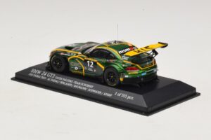 BMW Z4 GT3 Saudi Falcons #12 Al Faisal / Binladen 24 Hours of Dubai 2013 Minichamps 1:43 437132412 Metall - pilt 3/4