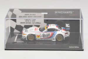 BMW Z4 GT3 Steiff #7 Muller / Ara Super GT 2015 Minichamps 1:43 447152007 Metall - pilt 4/5