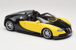 Bugatti Veyron Grand Sport Black Lemon Minichamps 1:18 100110831 Metall - pilt 6/8
