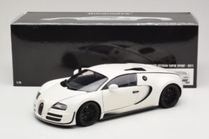 Bugatti Veyron Super Sport Valge Minichamps 1:18 100110844 Metall - pilt 8/8