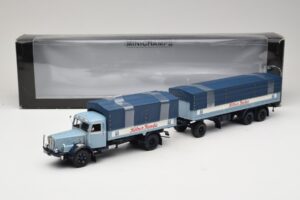 Bussing 8000S13 Pritschenzug Kölner Zucker Minichamps 1:43 499079920 Metall - pilt 5/5