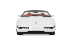 Chevrolet Corvette C4 Kabriolett Arctic White GT Spirit 1:18 GT580 Vaik - pilt 4/5