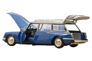 Citroën DS 21 Break Danube Blue Norev 1:18 181772 Metall - pilt 2/4