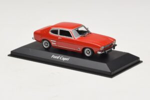 Ford Capri I Punane Maxichamps 1:43 940085500 Metall - pilt 3/4