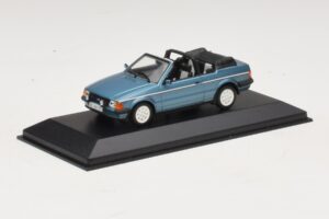 Ford Escort Mk3 Kabriolett Sinine Metallik Minichamps 1:43 400085030 Metall - pilt 2/4