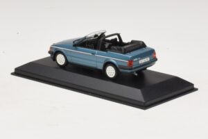 Ford Escort Mk3 Kabriolett Sinine Metallik Minichamps 1:43 400085030 Metall - pilt 3/4