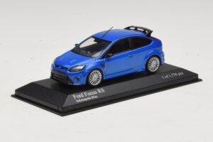 Ford Focus RS Mk2 Sinine Metallik Minichamps 1:43 400088101 Metall - pilt 2/4
