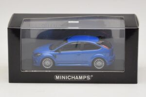 Ford Focus RS Mk2 Sinine Metallik Minichamps 1:43 400088101 Metall - pilt 4/4