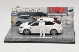 Ford Focus RS Mk2 Top Gear Valge Kujuga Minichamps 1:43 519438810 Metall