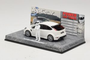 Ford Focus RS Mk2 Top Gear Valge Kujuga Minichamps 1:43 519438810 Metall - pilt 3/5