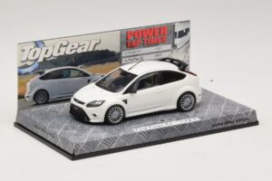 Ford Focus RS Mk2 Top Gear Valge Kujuta Minichamps 1:43 519438810-R1 Metall - pilt 2/5