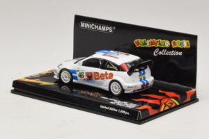 Ford Focus RS WRC #46 V. Rossi / C. Cassina RAC Rally 2007 Kahjustatud Karp Minichamps 1:43 400078446-O1 Metall - pilt 3/5
