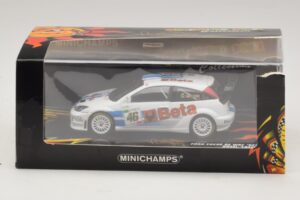 Ford Focus RS WRC #46 V. Rossi / C. Cassina RAC Rally 2007 Kahjustatud Karp Minichamps 1:43 400078446-O1 Metall - pilt 5/5