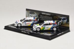 Ford Focus RS WRC Rally Mexico 2004 Set Minichamps 1:43 402048376 Metall - pilt 3/5