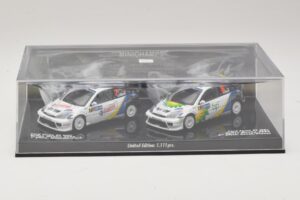 Ford Focus RS WRC Rally Mexico 2004 Set Minichamps 1:43 402048376 Metall - pilt 4/5