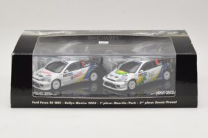Ford Focus RS WRC Rally Mexico 2004 Set Minichamps 1:43 402048376 Metall - pilt 5/5