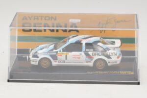 Ford Sierra RS Cosworth #1 A. Senna Rally Test 1986 Minichamps 1:43 540864399 Metall - pilt 4/4