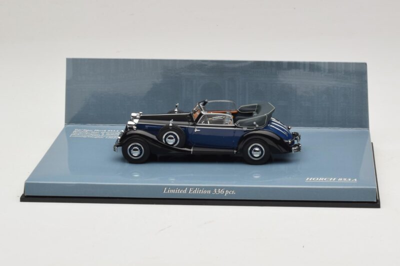 Horch 853 A Sport Cabriolet Must Sinine Minichamps 1:43 436012036 Metall