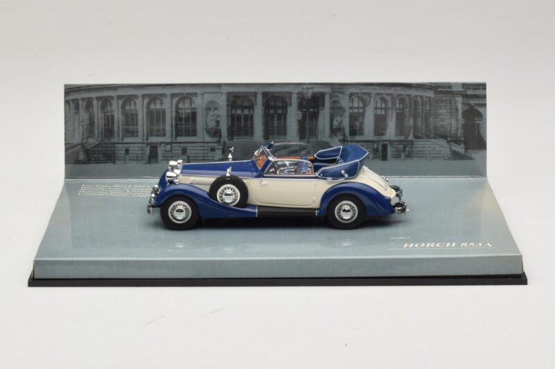 Horch 853 Cabriolet Sinine Minichamps 1:43 436012032 Metall