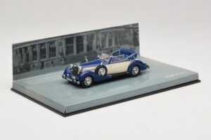 Horch 853 Cabriolet Sinine Minichamps 1:43 436012032 Metall - pilt 2/5