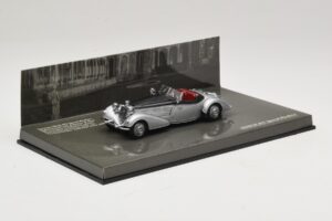 Horch 855 Special Roadster Hõbedane Must Minichamps 1:43 436014204 Metall - pilt 2/5