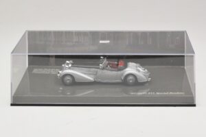 Horch 855 Special Roadster Hõbedane Must Minichamps 1:43 436014204 Metall - pilt 5/5