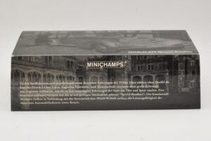 Horch 855 Special Roadster Hõbedane Sinine Minichamps 1:43 436014202 Metall - pilt 4/5