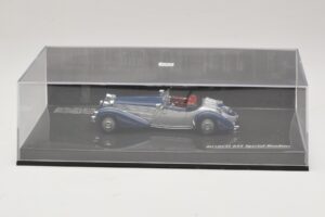 Horch 855 Special Roadster Hõbesinine Ilma Väliskarbita Minichamps 1:43 436014202-O1 Metall - pilt 4/4