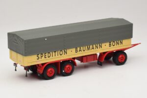 Kassbohrer Platvormhaagis Baumann Bonn Minichamps 1:43 439161097 Metall - pilt 2/6