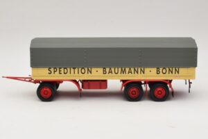 Kassbohrer Platvormhaagis Baumann Bonn Minichamps 1:43 439161097 Metall - pilt 3/6