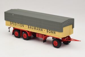 Kassbohrer Platvormhaagis Baumann Bonn Minichamps 1:43 439161097 Metall - pilt 4/6