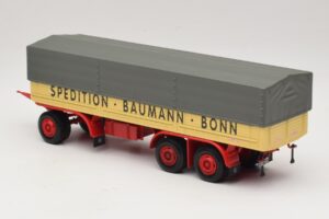 Kassbohrer Platvormhaagis Baumann Bonn Minichamps 1:43 439161097 Metall - pilt 5/6