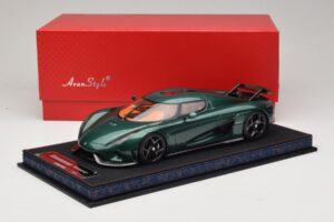 Koenigsegg Regera Roheline Toonitud Süsinik FrontiArt 1:18 AS010-110 Vaik - pilt 6/7