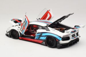Lamborghini Aventador LB Works Martini Livery AUTOart 1:18 79185 Komposiit - pilt 5/8