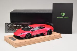 Lamborghini Murcielago Liberty Walk Läikiv Roosa AB Models 1:18 REMC044 Vaik - pilt 7/7