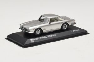 Maserati 5000 GT Allemano Hõbedane Minichamps 1:43 437123324 Metall - pilt 2/4