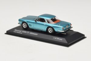 Maserati 5000 GT Allemano Verde Metallizzato Minichamps 1:43 437123320 Metall - pilt 3/4