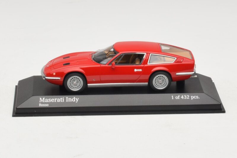Maserati Indy Punane Minichamps 1:43 Maserati Indy Punane Minichamps 1:43 437123120 Metall