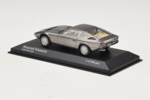 Maserati Khamsin Grey Metallic Minichamps 1:43 437123220 Metall - pilt 3/4