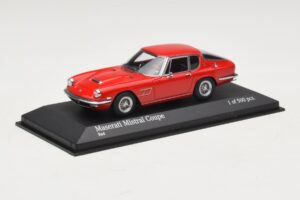 Maserati Mistral Punane Minichamps 1:43 437123424 Metall - pilt 2/4