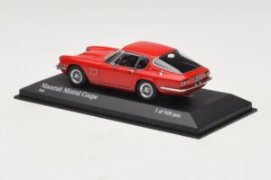 Maserati Mistral Punane Minichamps 1:43 437123424 Metall - pilt 3/4