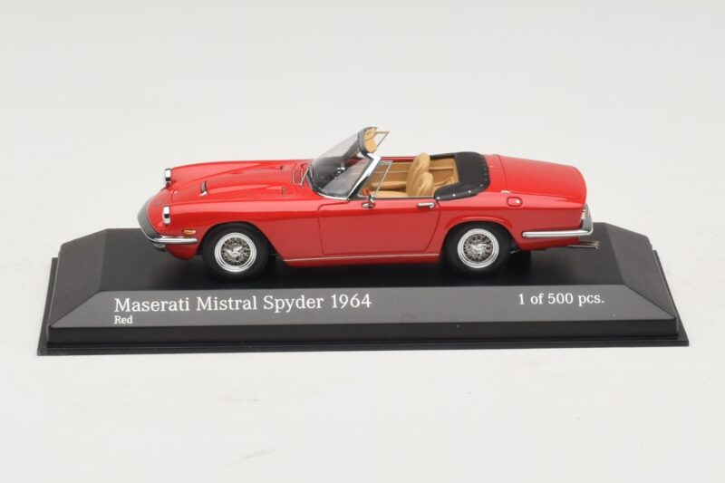 Maserati Mistral Spyder Punane Minichamps 1:43 Maserati Mistral Spyder Punane Minichamps 1:43 437123430 Metall