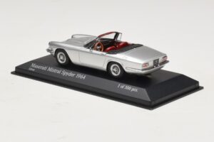 Maserati Mistral Spyder Hõbedane Minichamps 1:43 437123431 Metall - pilt 3/4