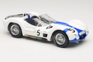 Maserati Tipo 61 #5 S. Moss / D. Gurney Camoradi ADAC 1000km Nurburgring Winner 1960 Minichamps 1:18 100601205 Metall - pilt 6/8