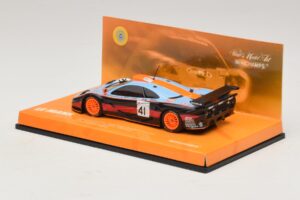 McLaren F1 GTR Gulf Team Davidoff #41 P-H. Raphanel / J-M. Gounon FIA GT Championship 1997 Minichamps 1:43 533174341 Metall - pilt 3/4