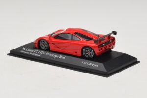 McLaren F1 GTR Prototype World Special Punane Minichamps 1:43 MCLAREN007 Metall - pilt 2/4