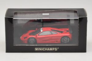 McLaren F1 GTR Prototype World Special Punane Minichamps 1:43 MCLAREN007 Metall - pilt 4/4